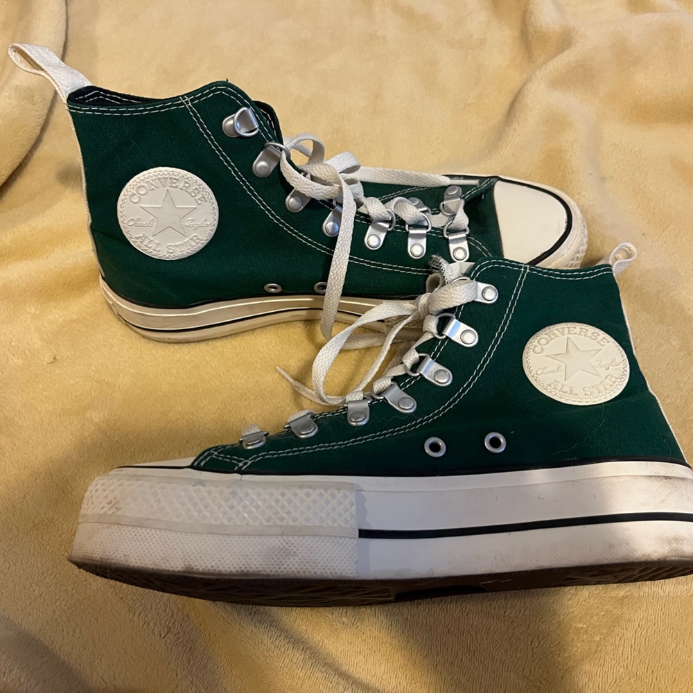 Green Platform Converse - image 1